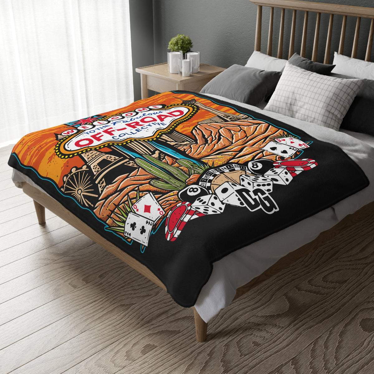 DESERTGIRL Welcome to the ORC Fuzzy Blanket ( Double Sided )