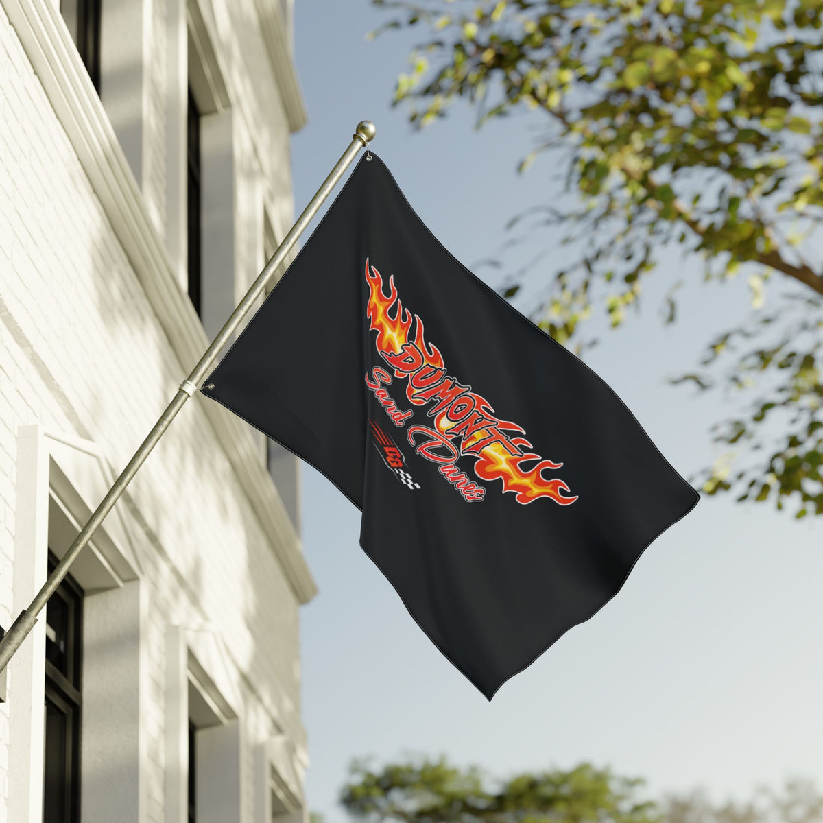 Dumont Dunes Throwback Double Sided Flag