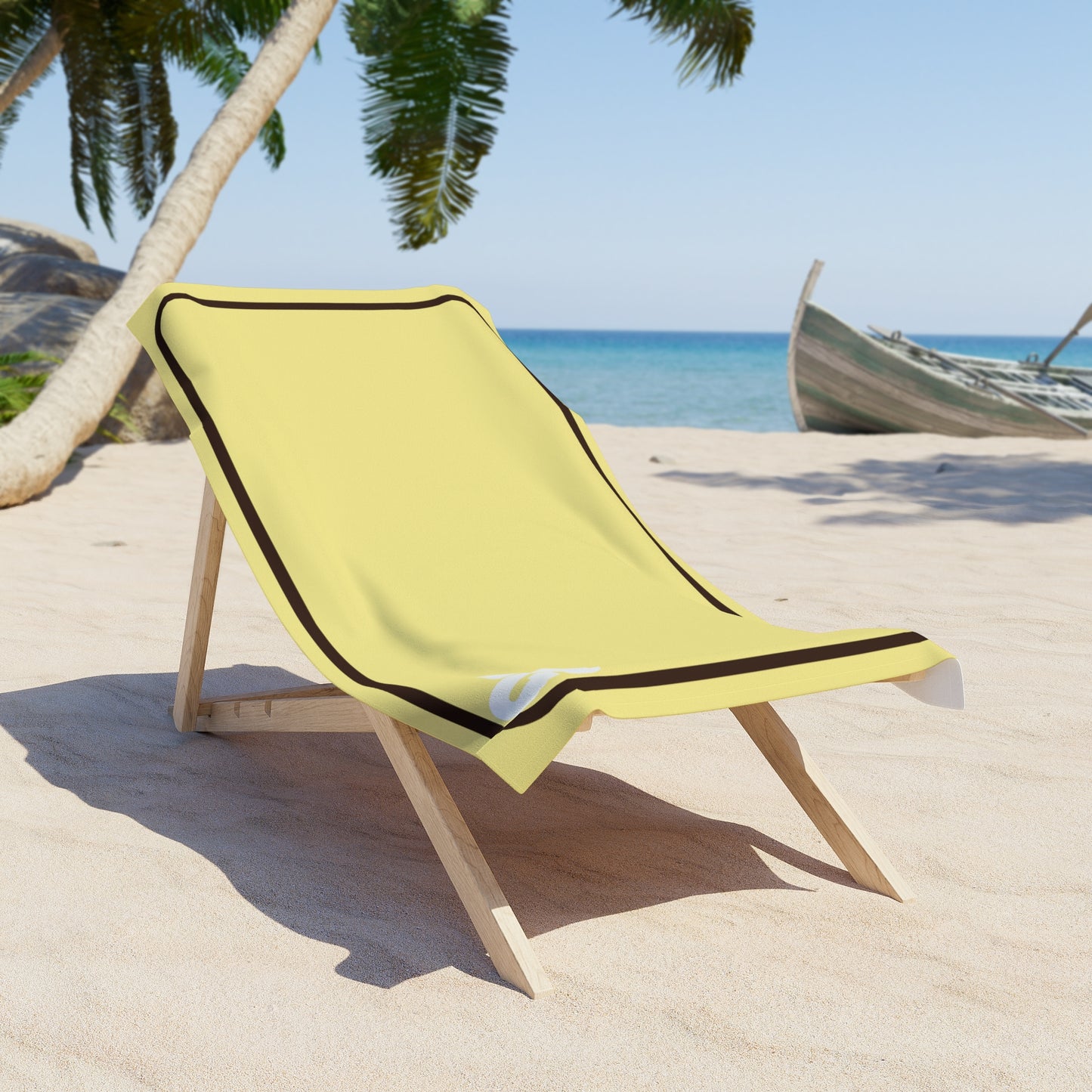 Desert Girl YELLOW CUSTOMS Beach Towel