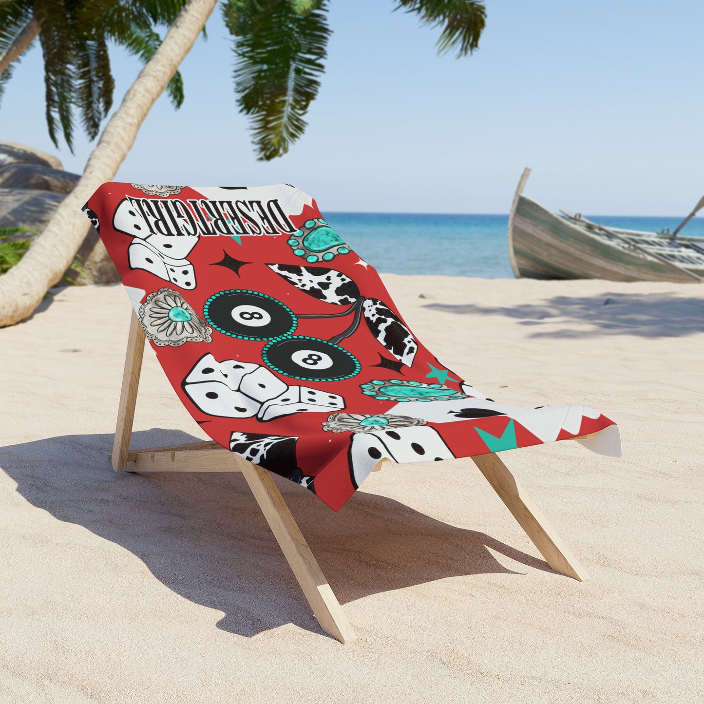 Red West DG Beach Towel