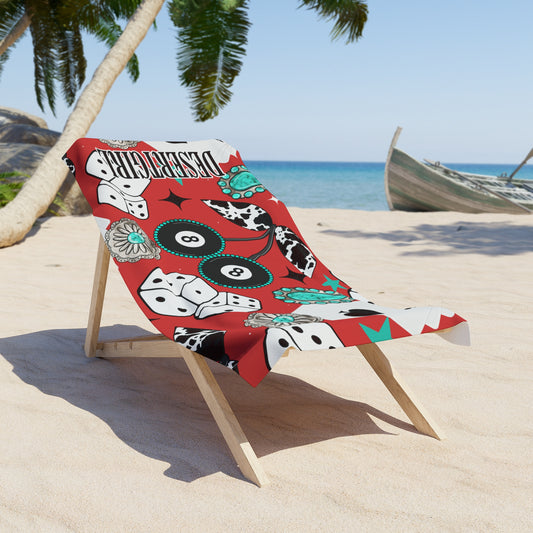 Red West DG Beach Towel