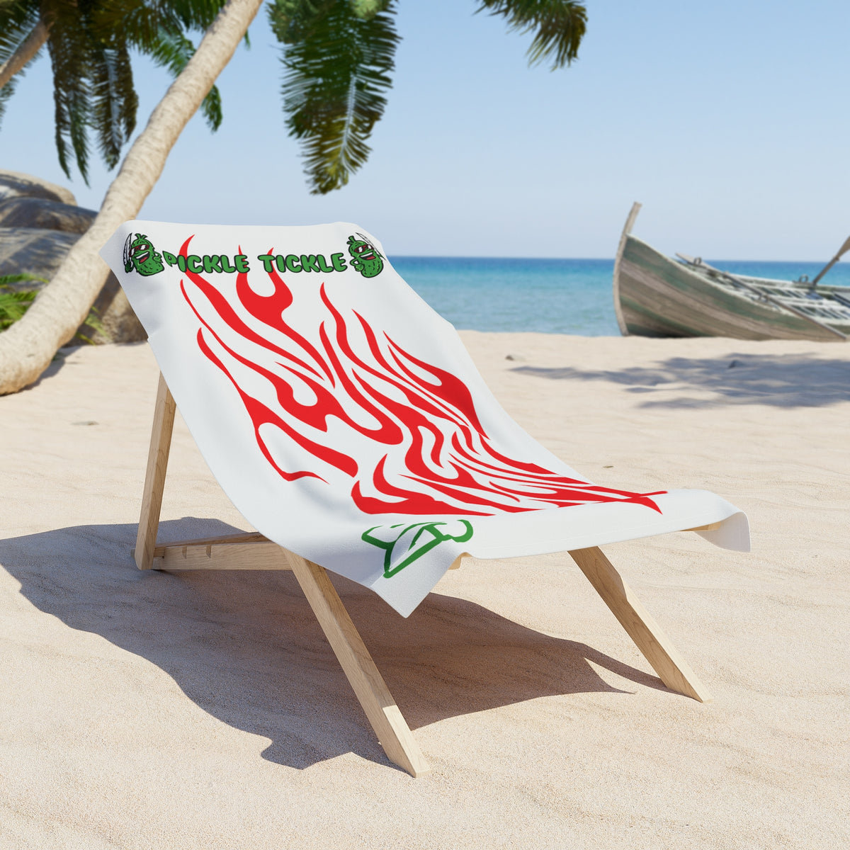 Desert Girl Pickle Tickle CUSTOM Beach Towel