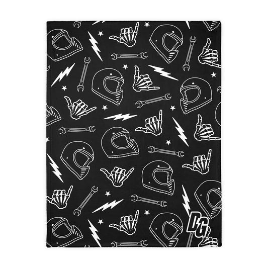 DESERTGIRL Rad Rider Fuzzy Blanket ( Double Sided )