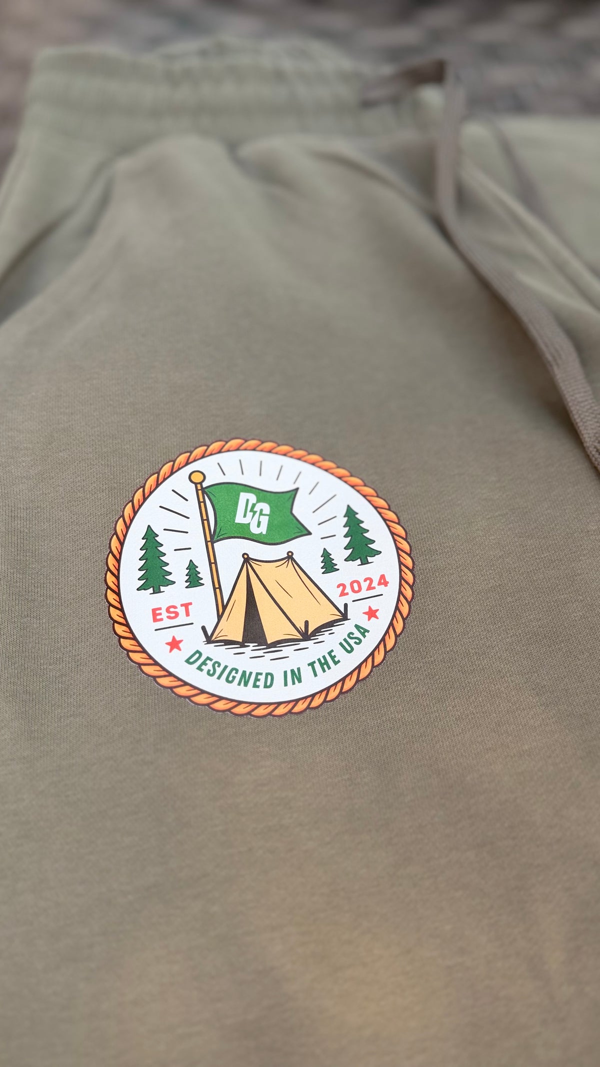Desert Girl Camping Patch Sweatpants