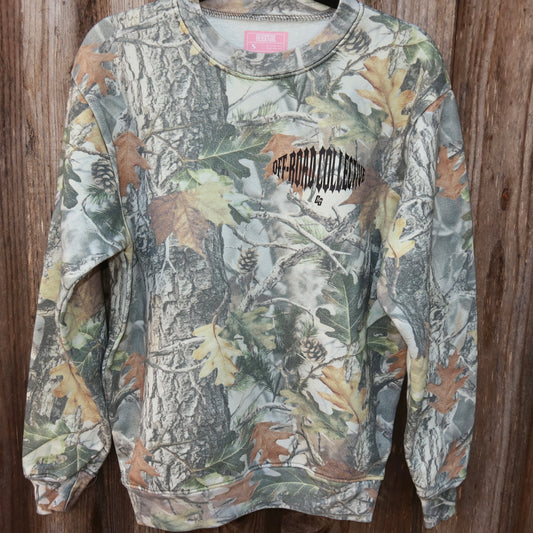 Off-Road Collective Metal Wrap Camo Crewneck