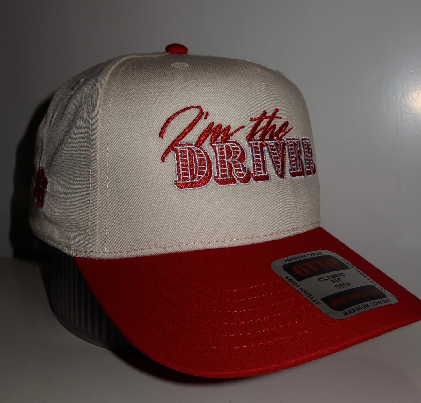 I'm The Driver - Canvas Trucker Hat RED