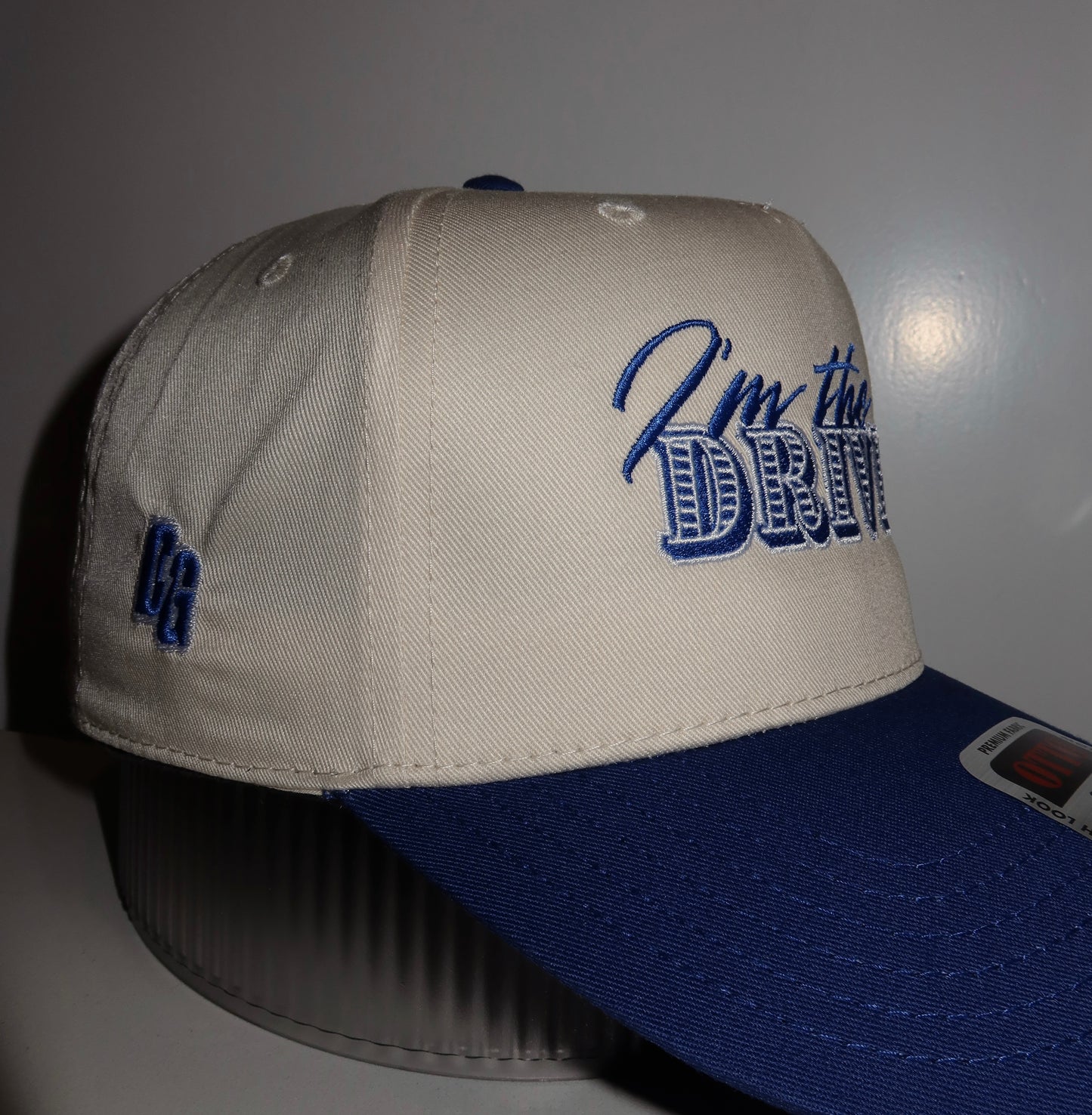 I'm The Driver - Canvas Trucker Hat BLUE