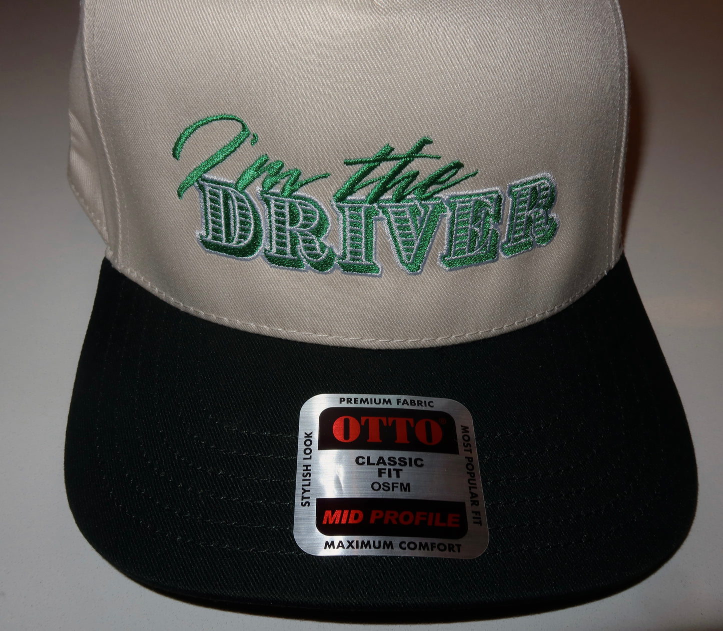 I'm The Driver - Canvas Trucker Hat GREEN
