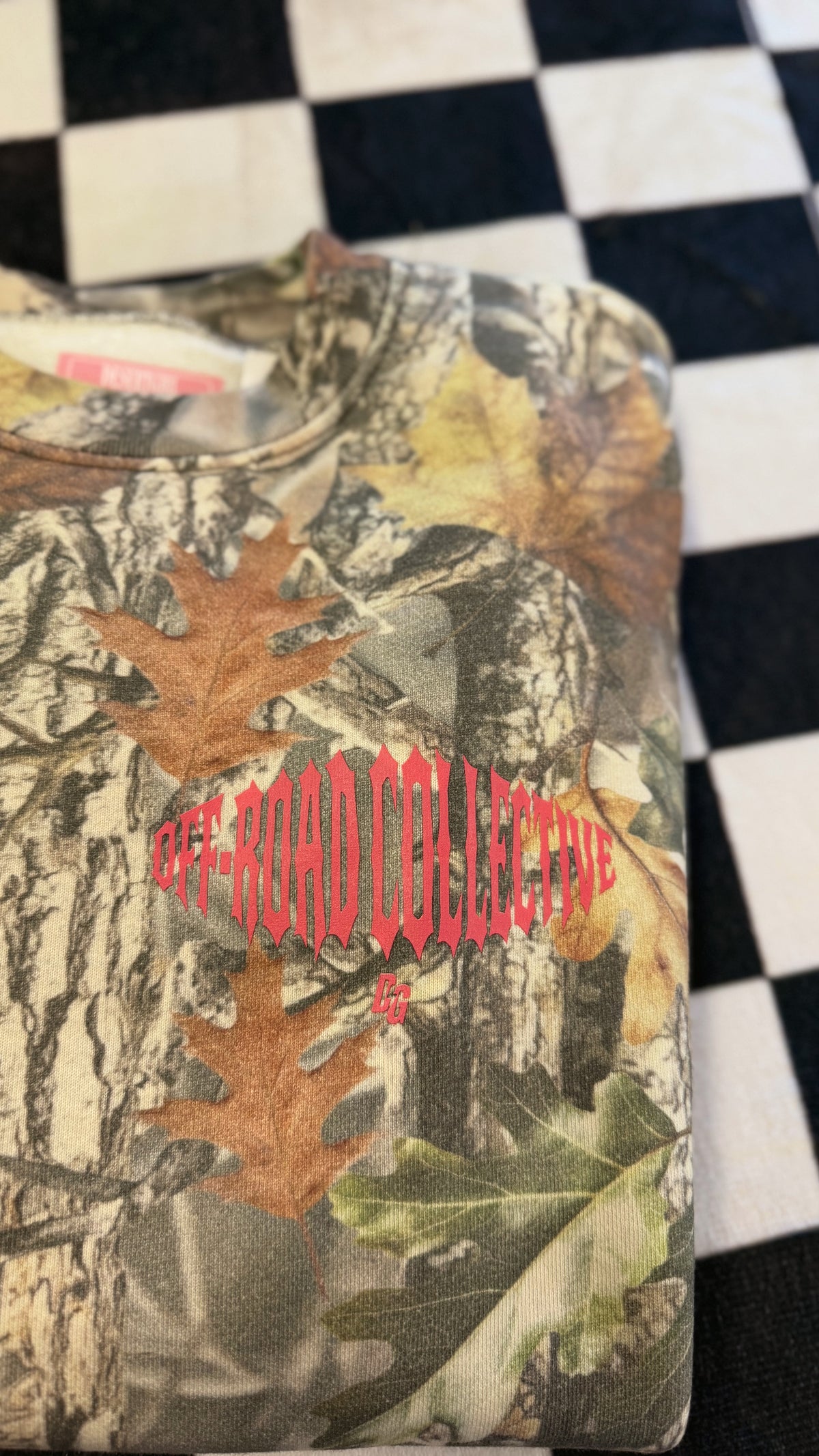 Off-Road Collective Metal Wrap Camo Crewneck