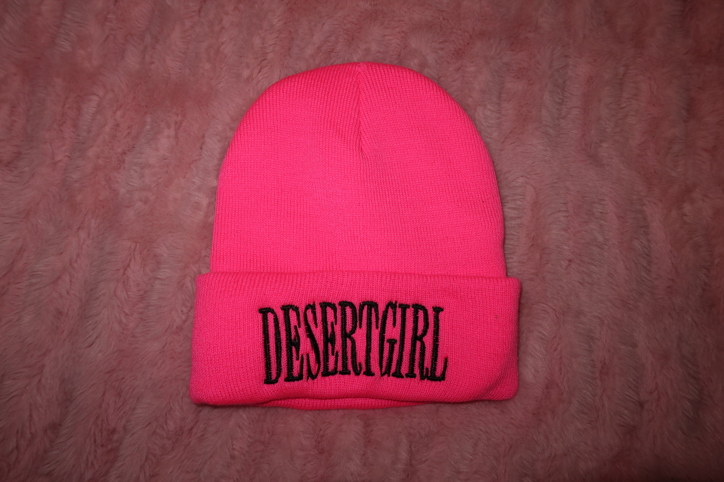 SALE Desert Girl Hot Pink Beanie
