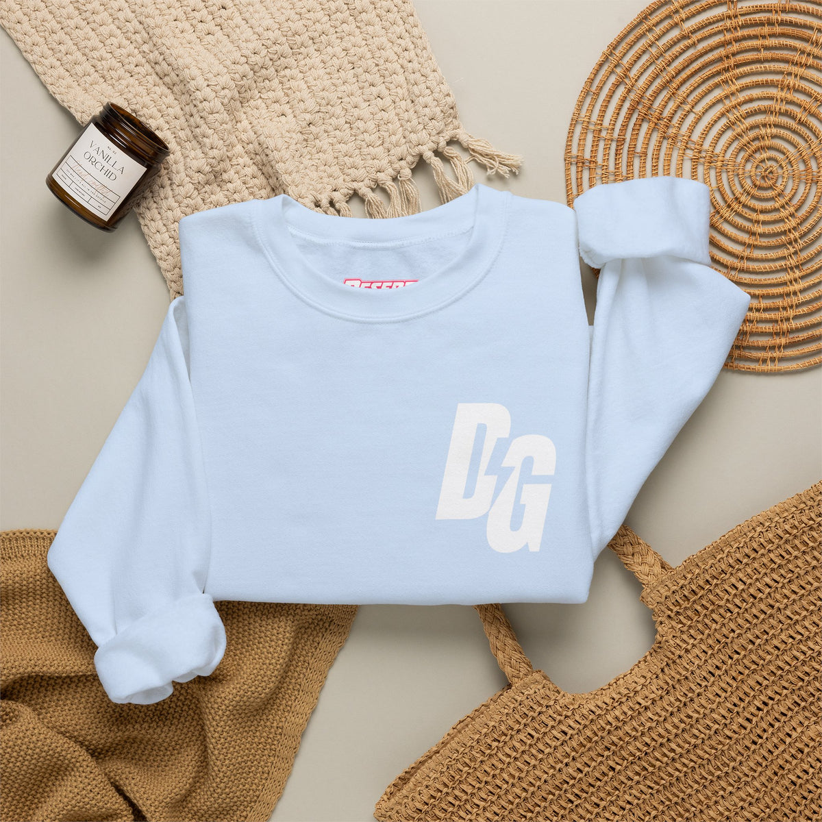 MOTO MAMA - CREWNECK - WHITE
