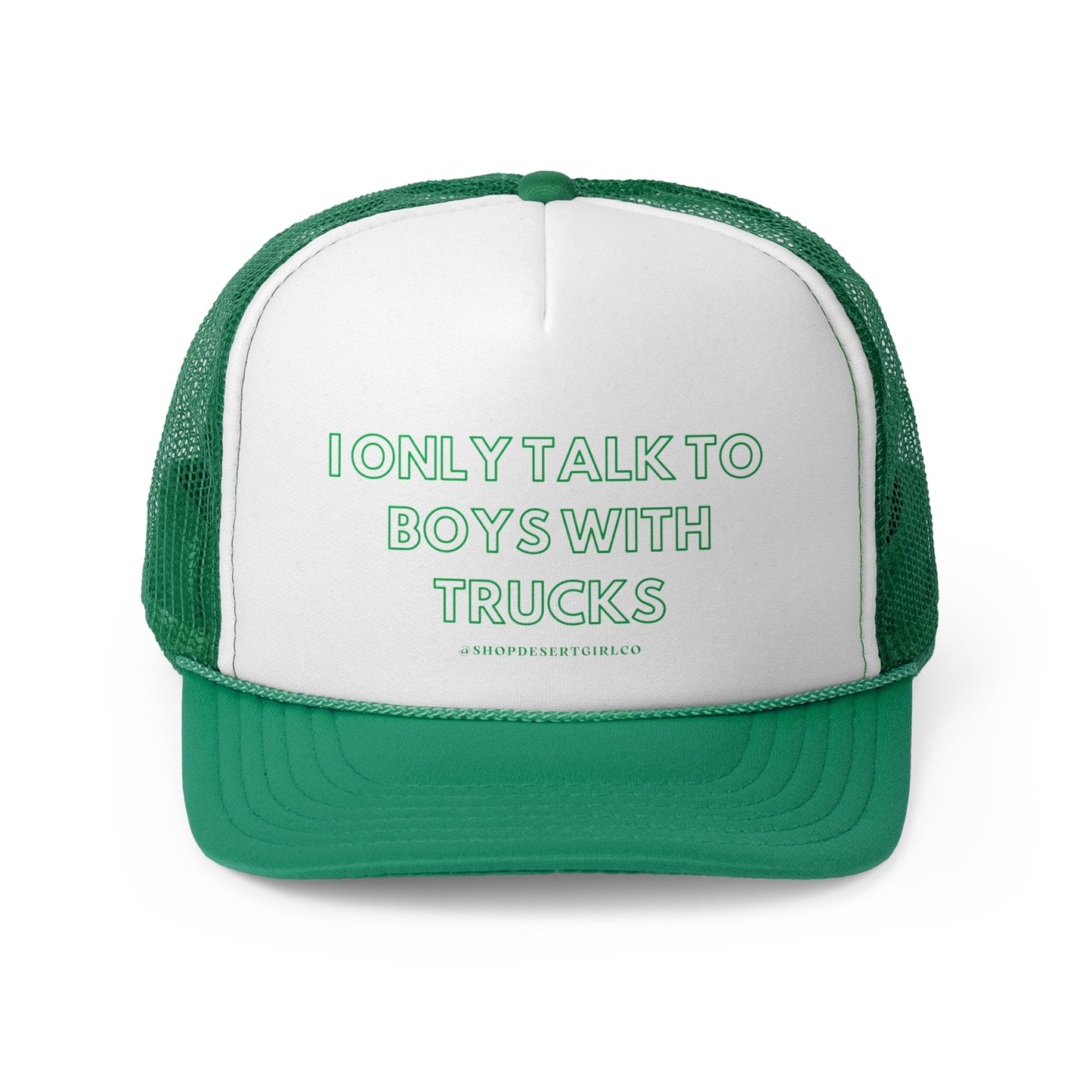 TALK TO BOYS TRUCKER HAT - TRUCK