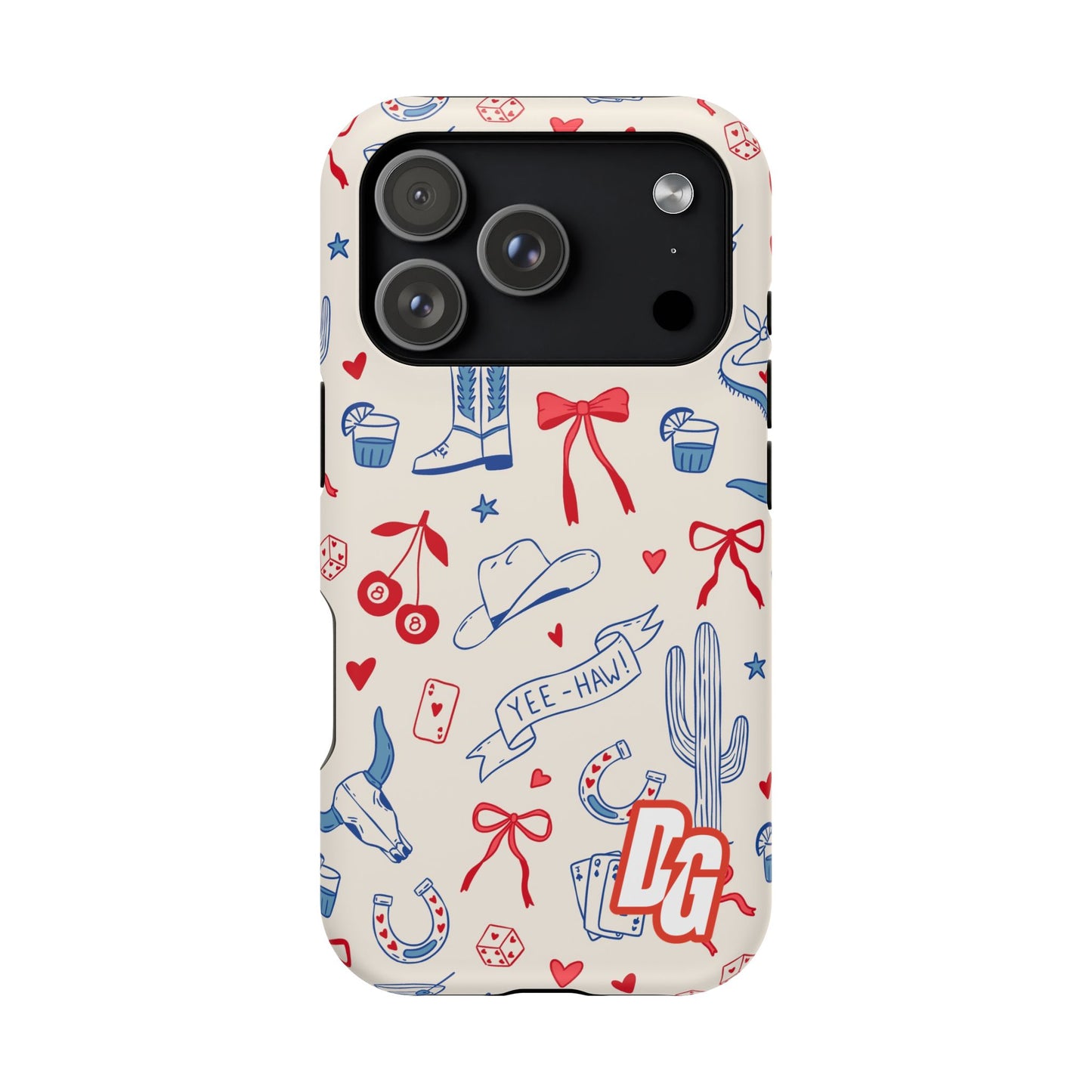 Lucky Cowgirl USA Tough Magnetic Cases