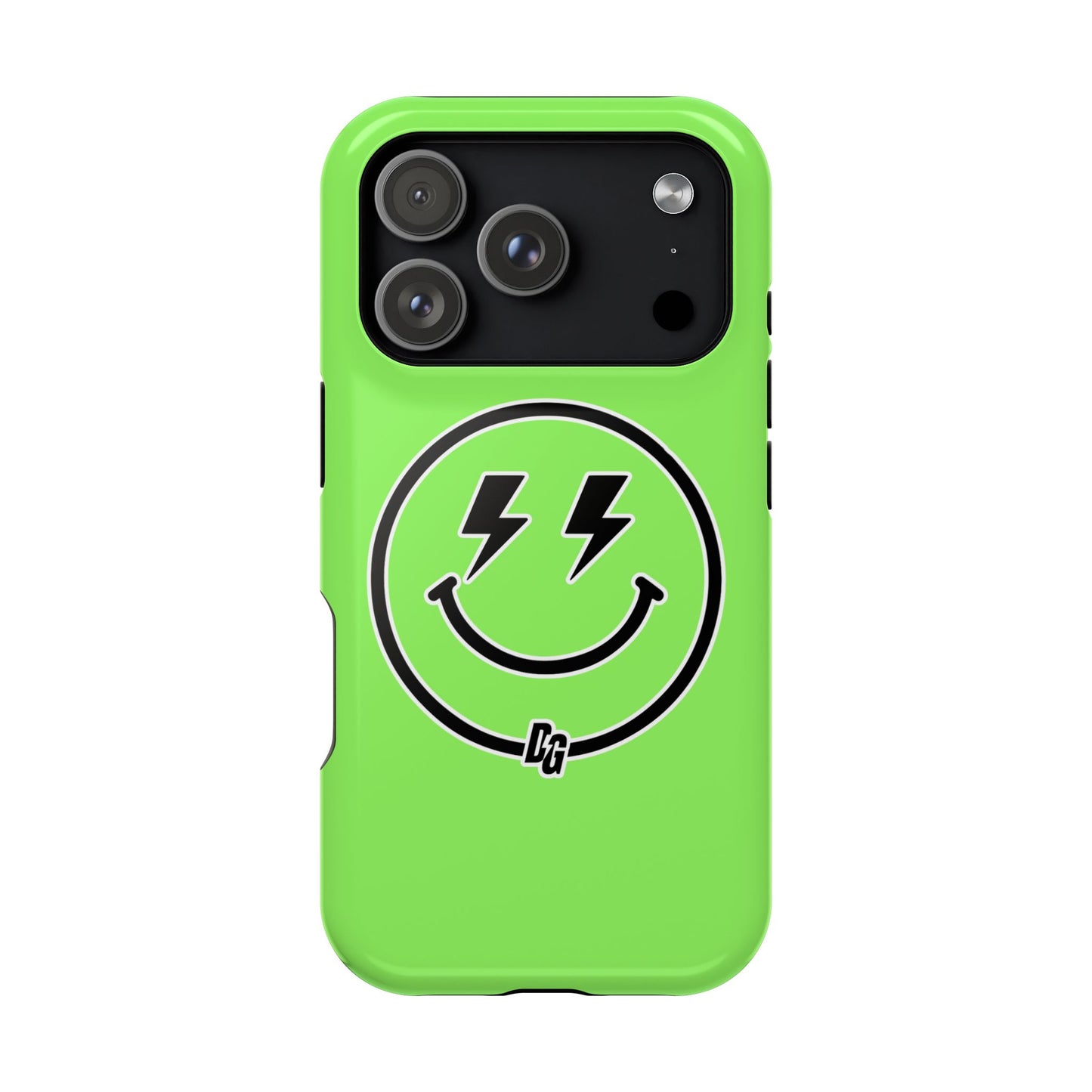 Desert Girl Smiley - LIME GREEN Tough Magnetic Cases