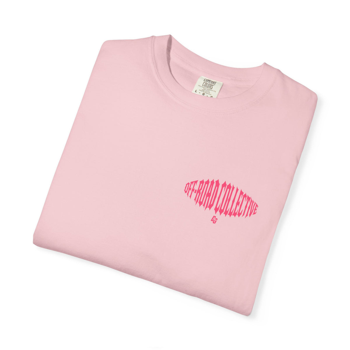 Off-Road Collective Metal Wrap Comfort Colors Tee - PINK