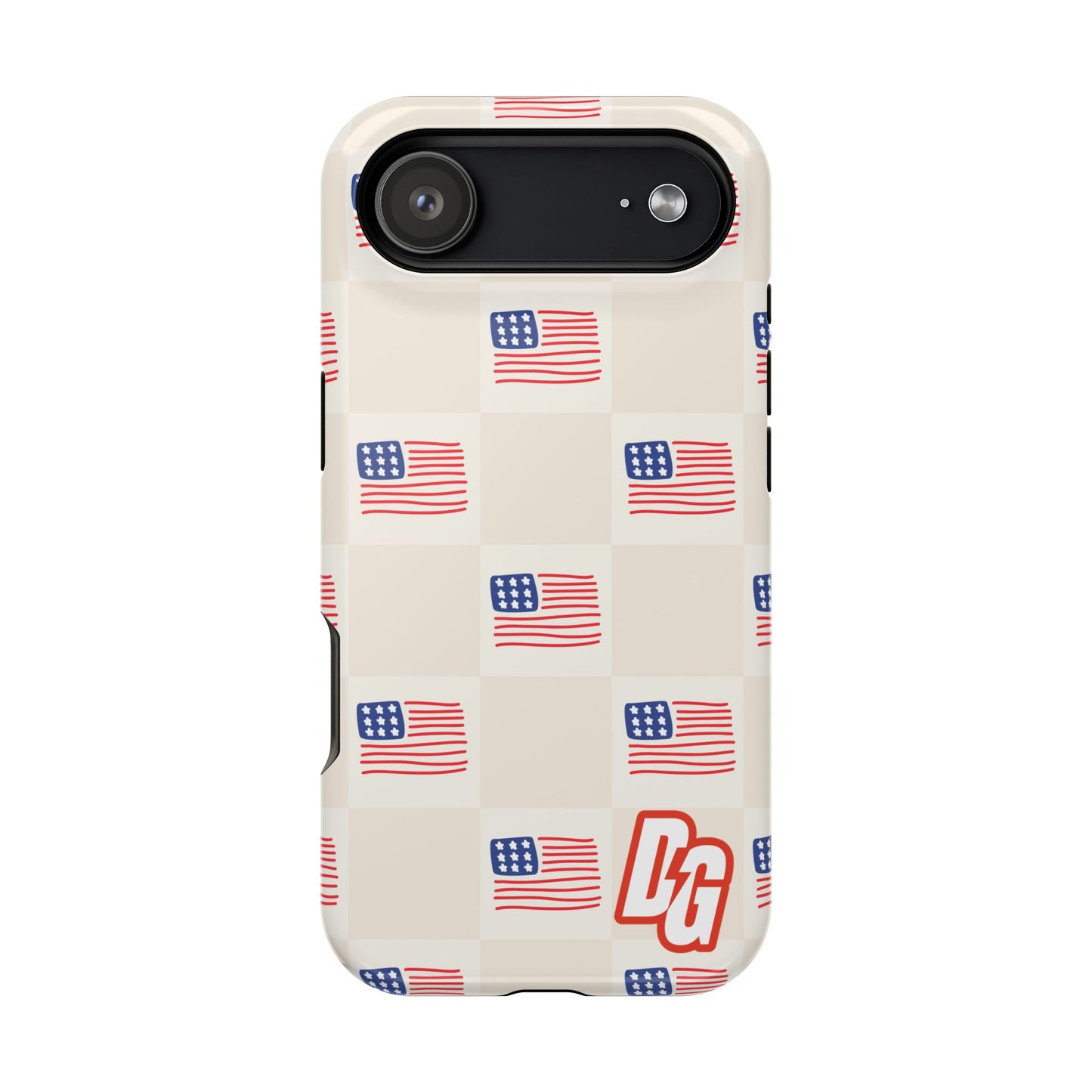 Checkered USA Tough Magnetic Cases