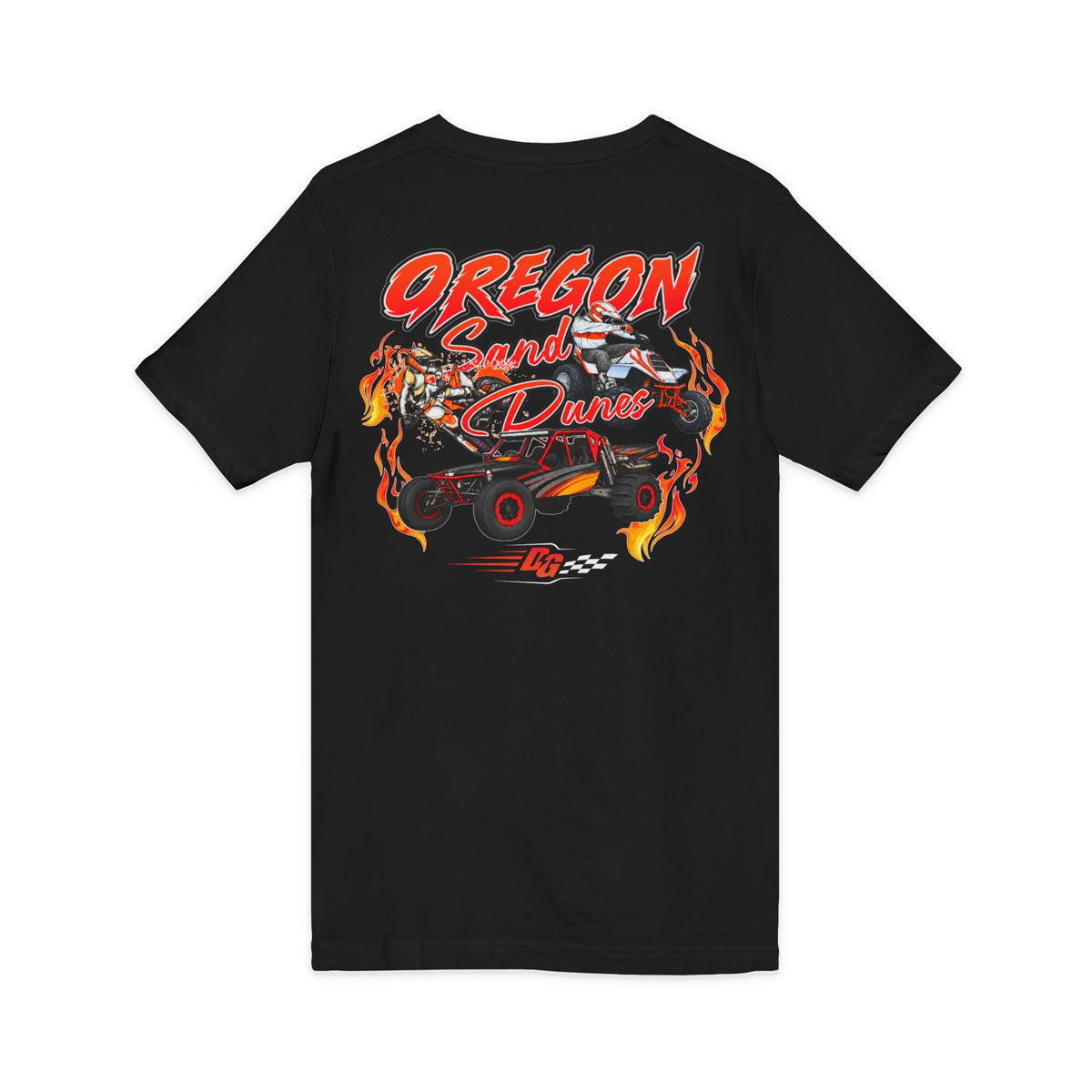 Women's Oregon Dunes Throwback Short Sleeve V-Neck Tee - Desert Girl