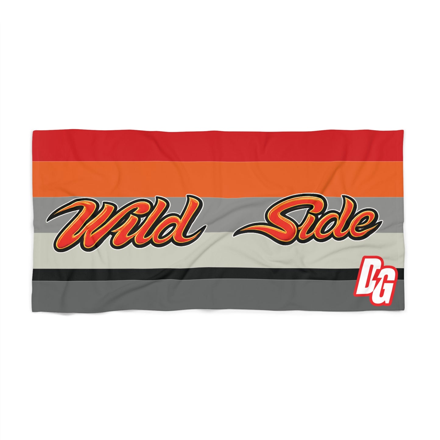 Desert Girl Wild Side Red Beach Towel
