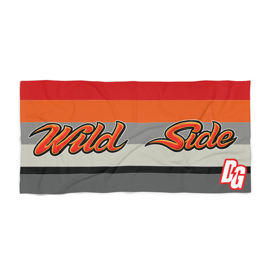 Desert Girl Wild Side Red Beach Towel