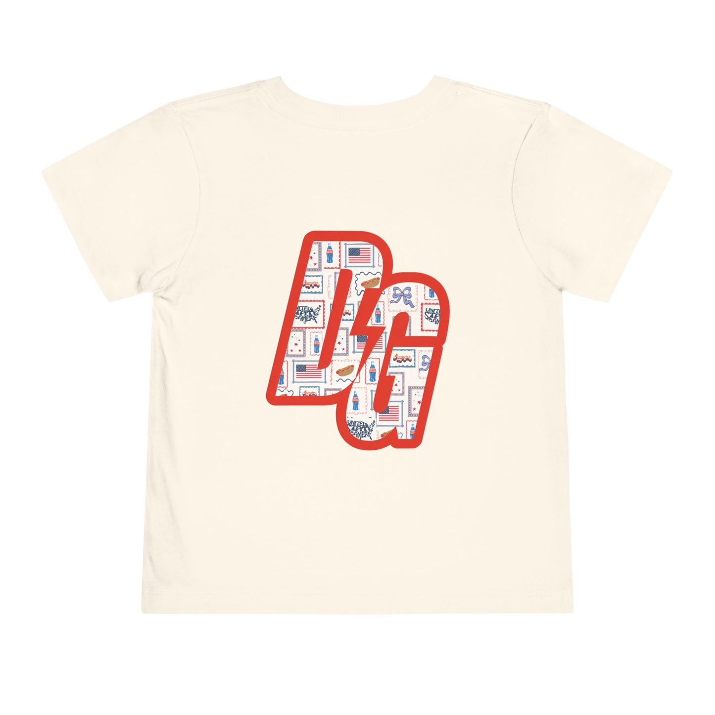 Toddler Postcard USA DG Short Sleeve Tee