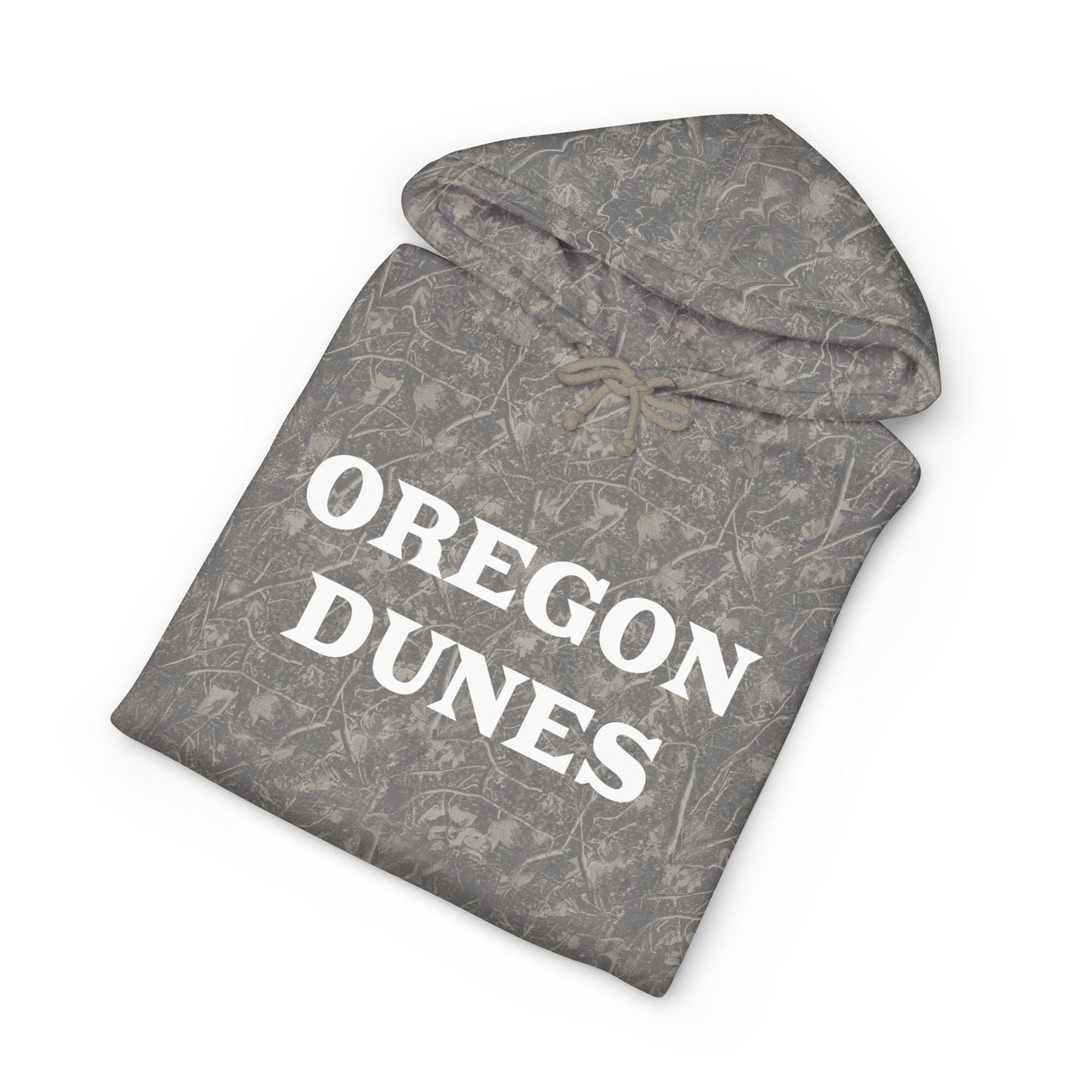 OREGON DUNES Heavyweight Camo Hooded Sweatshirt