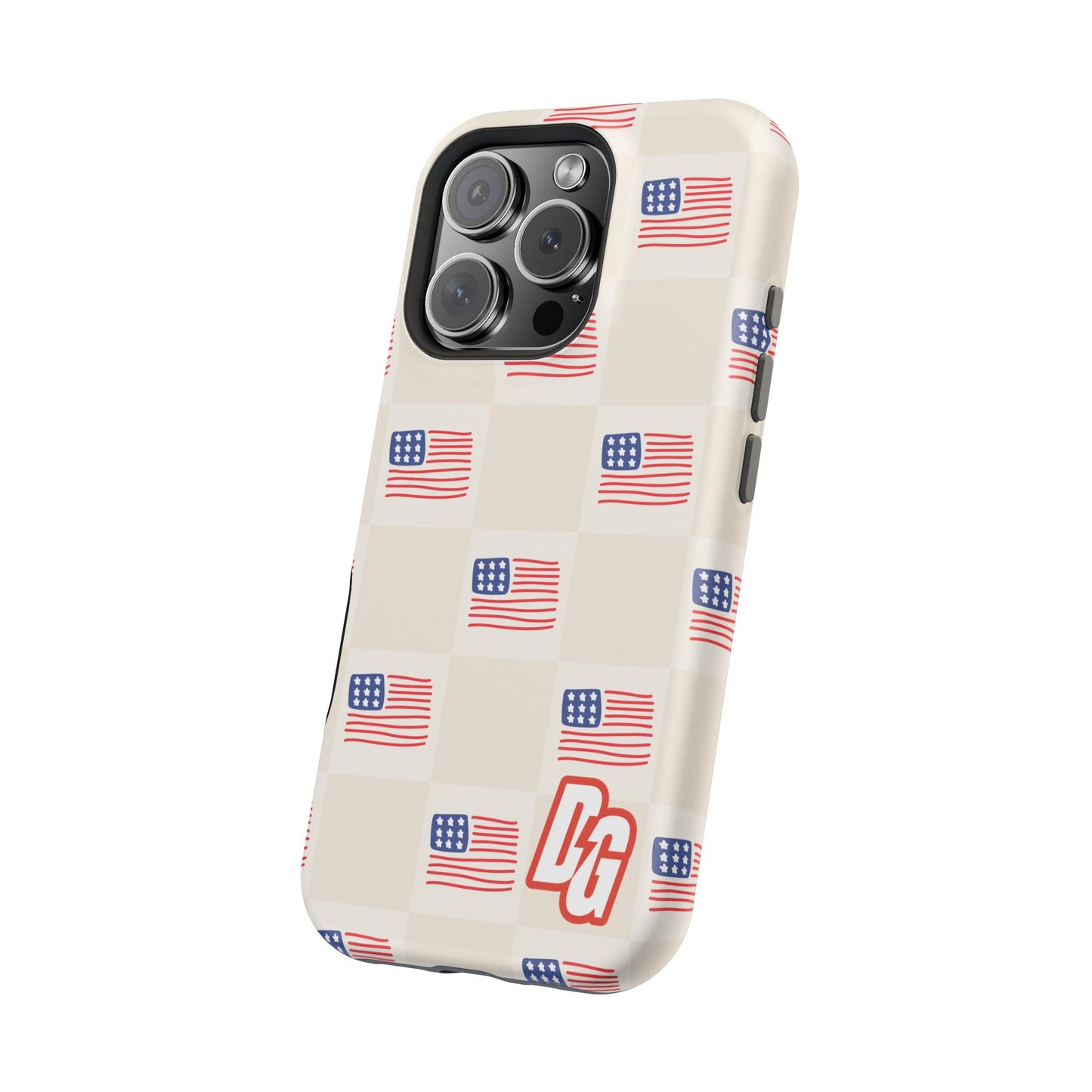 Checkered USA Tough Magnetic Cases