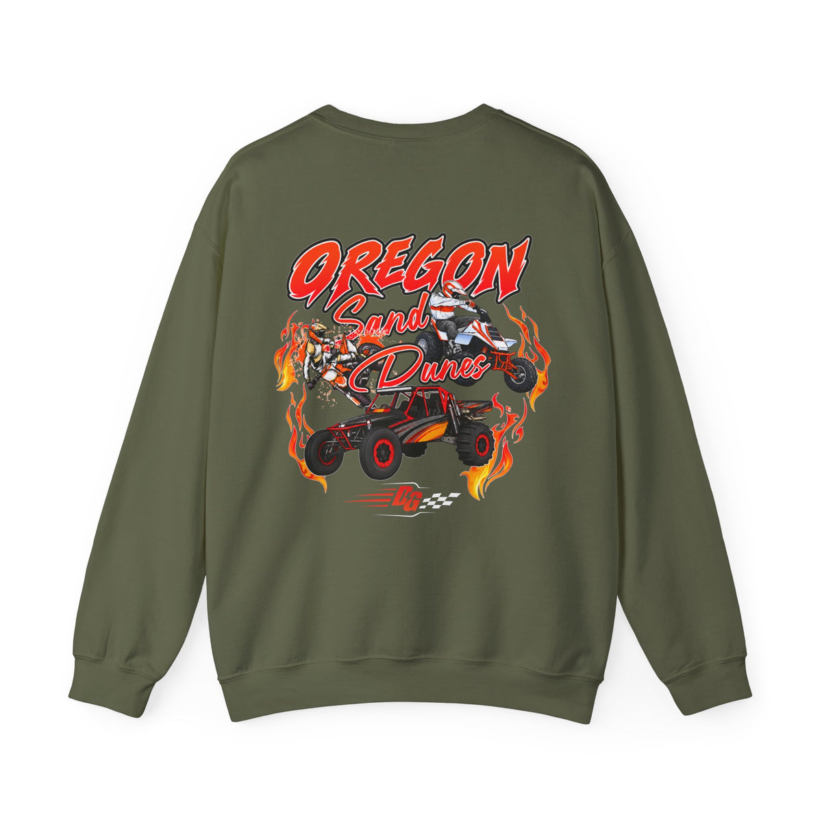 Oregon Dunes Throwback Crewneck - Desert Girl