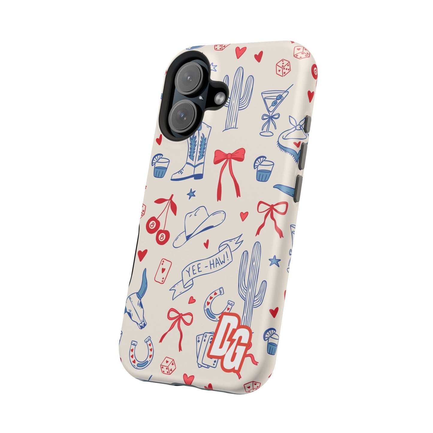 Lucky Cowgirl USA Tough Magnetic Cases