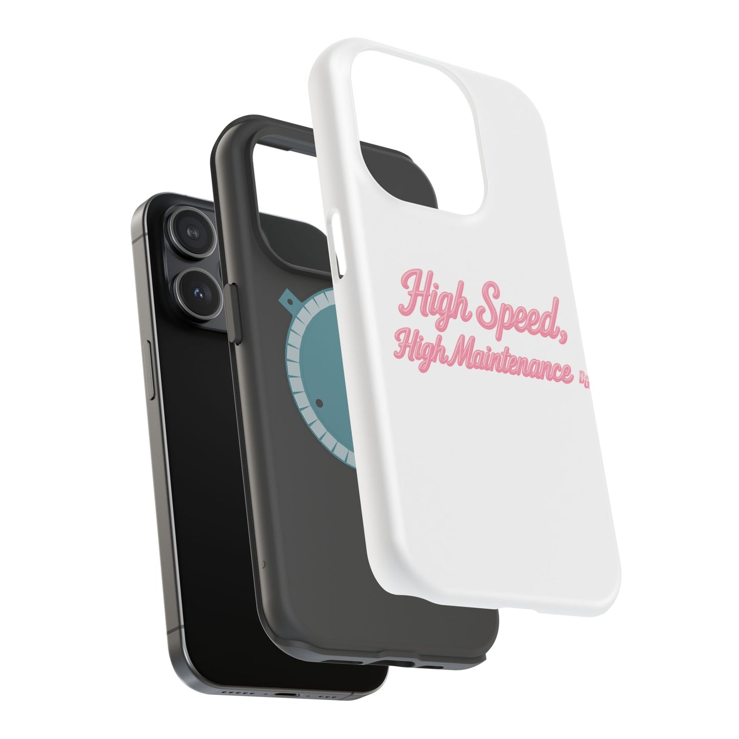 High Speed, High Maintenance - Bubblegum Chrome Magnetic Impact-Resistant Cases