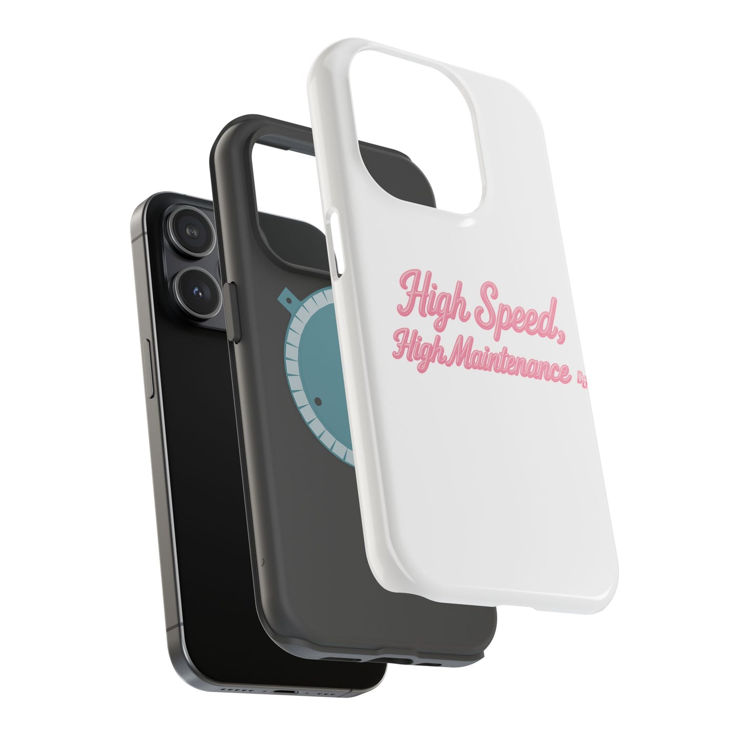 High Speed, High Maintenance - Bubblegum Chrome Magnetic Impact-Resistant Cases