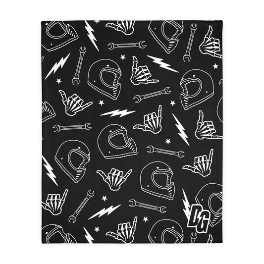 DESERTGIRL Rad Rider Fuzzy Blanket ( Double Sided )