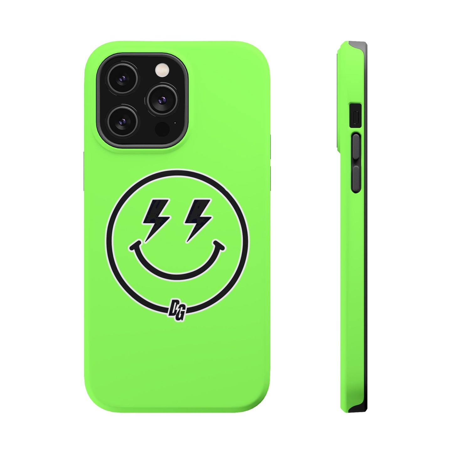 Desert Girl Smiley - LIME GREEN Tough Magnetic Cases