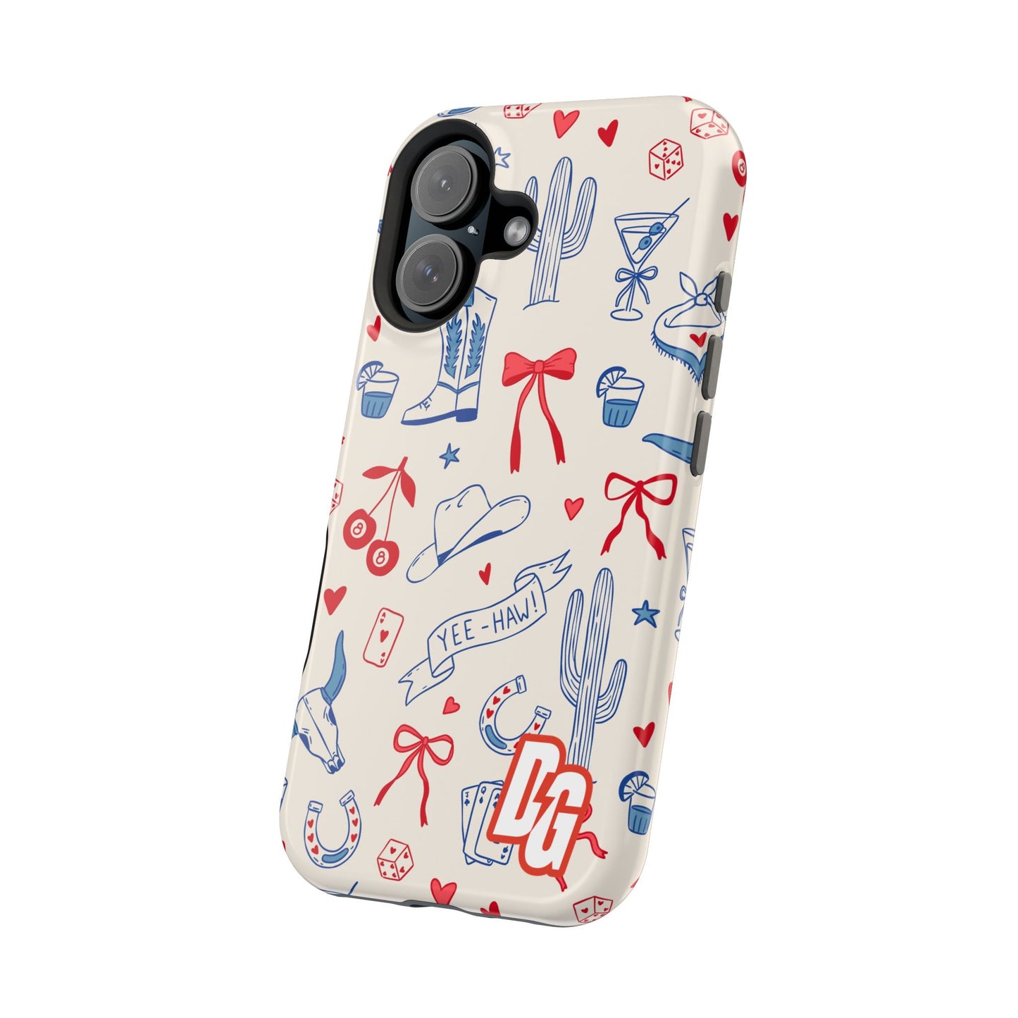 Lucky Cowgirl USA Tough Magnetic Cases