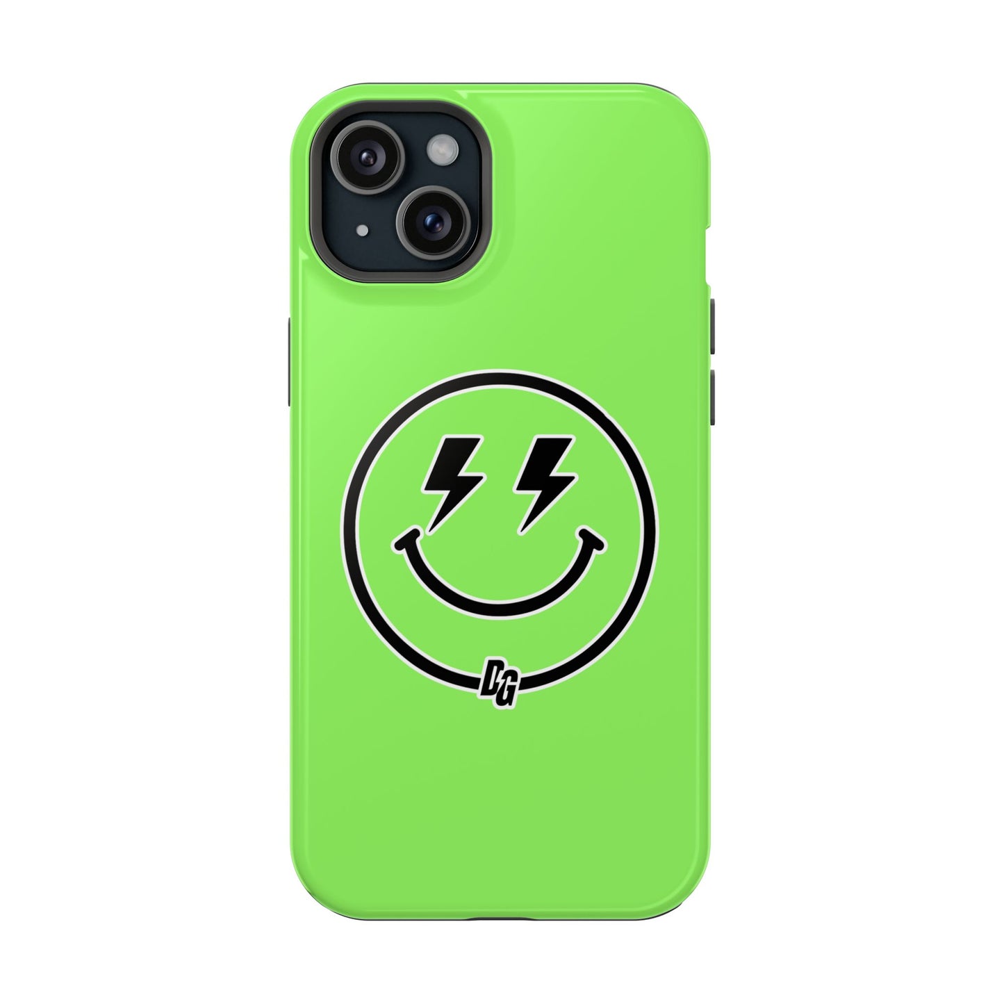 Desert Girl Smiley - LIME GREEN Tough Magnetic Cases