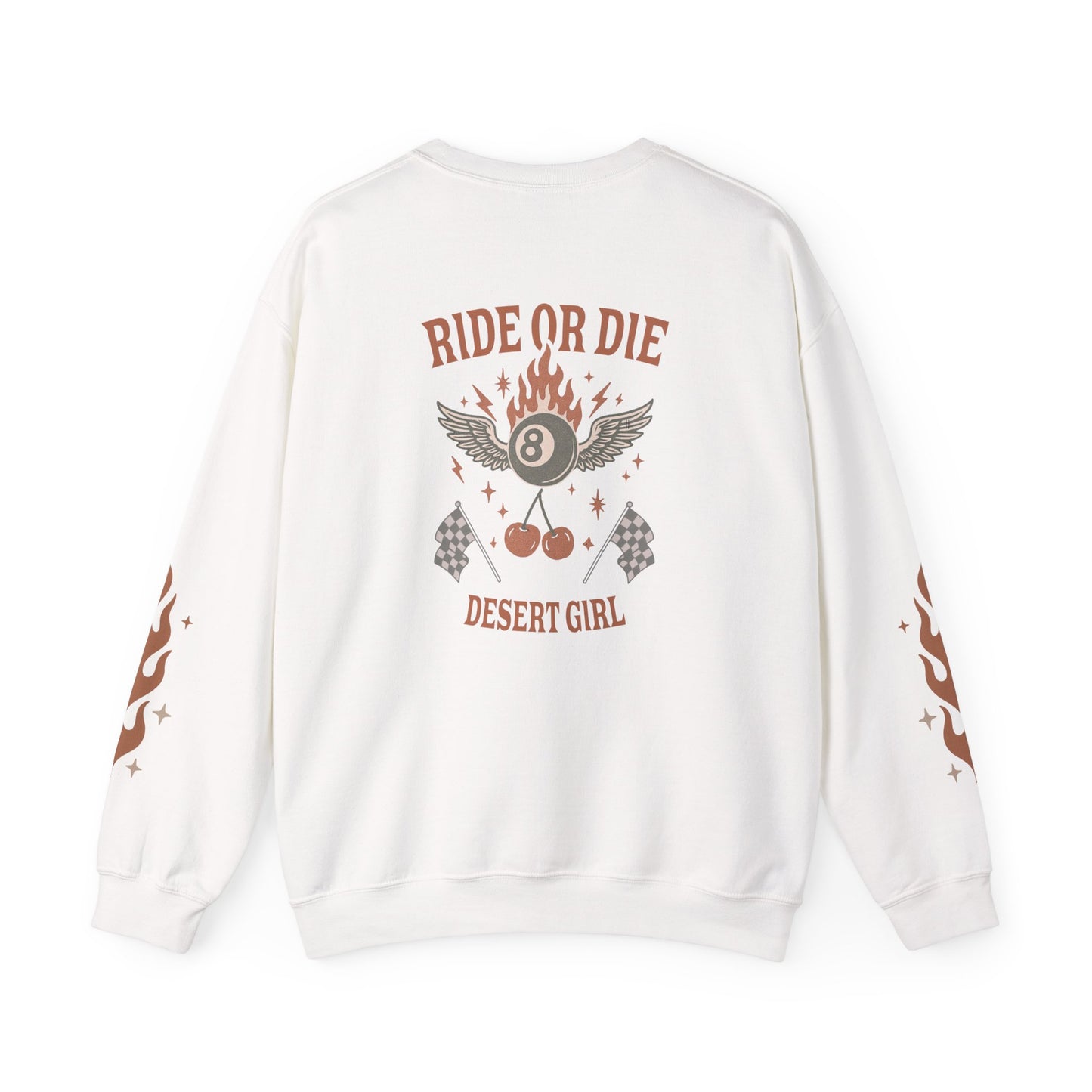 RIDE OR DIE Desert Girl Crewneck