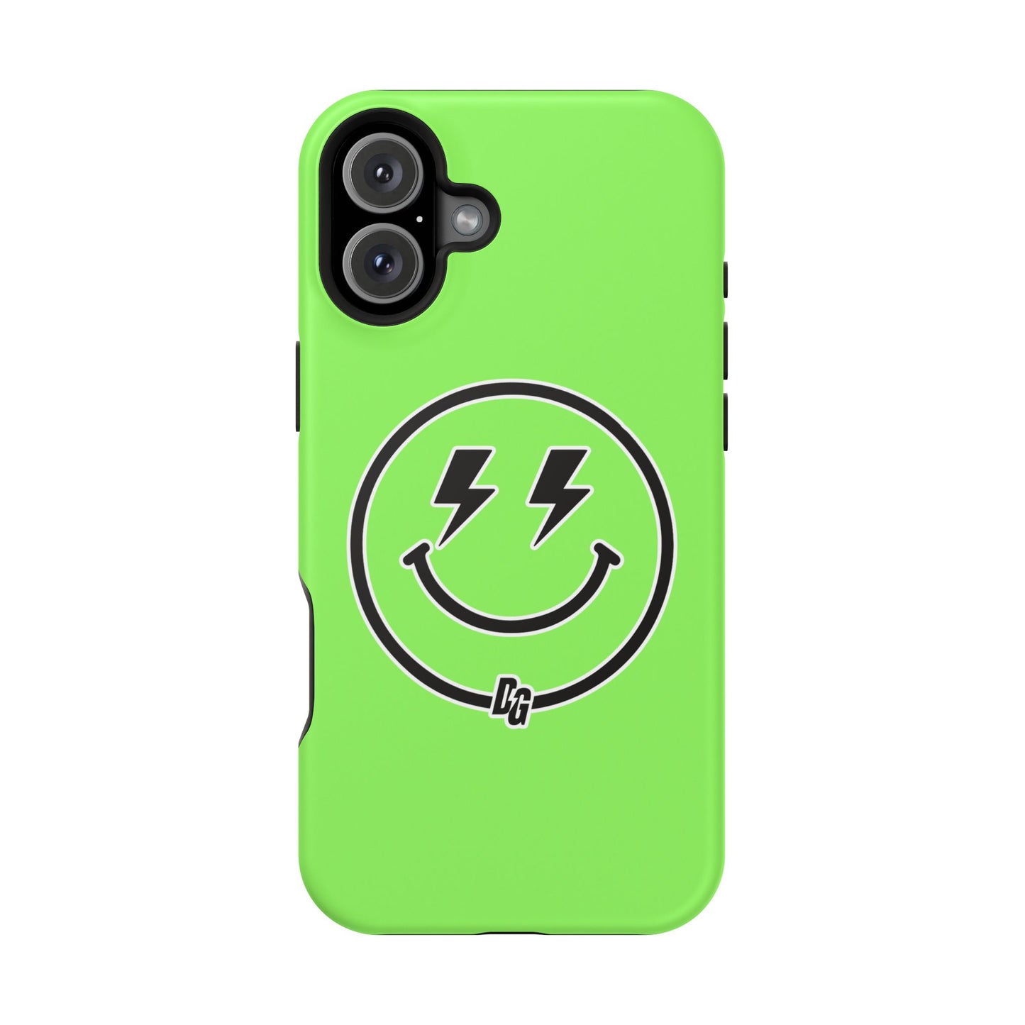 Desert Girl Smiley - LIME GREEN Tough Magnetic Cases