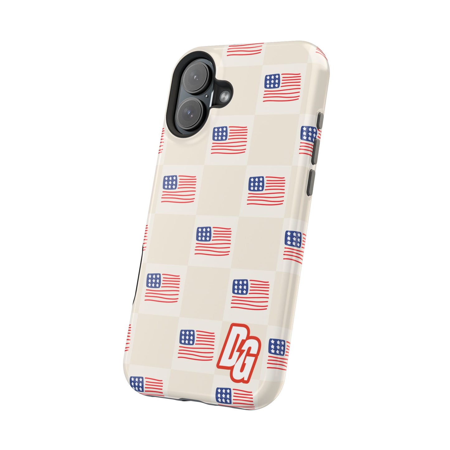 Checkered USA Tough Magnetic Cases