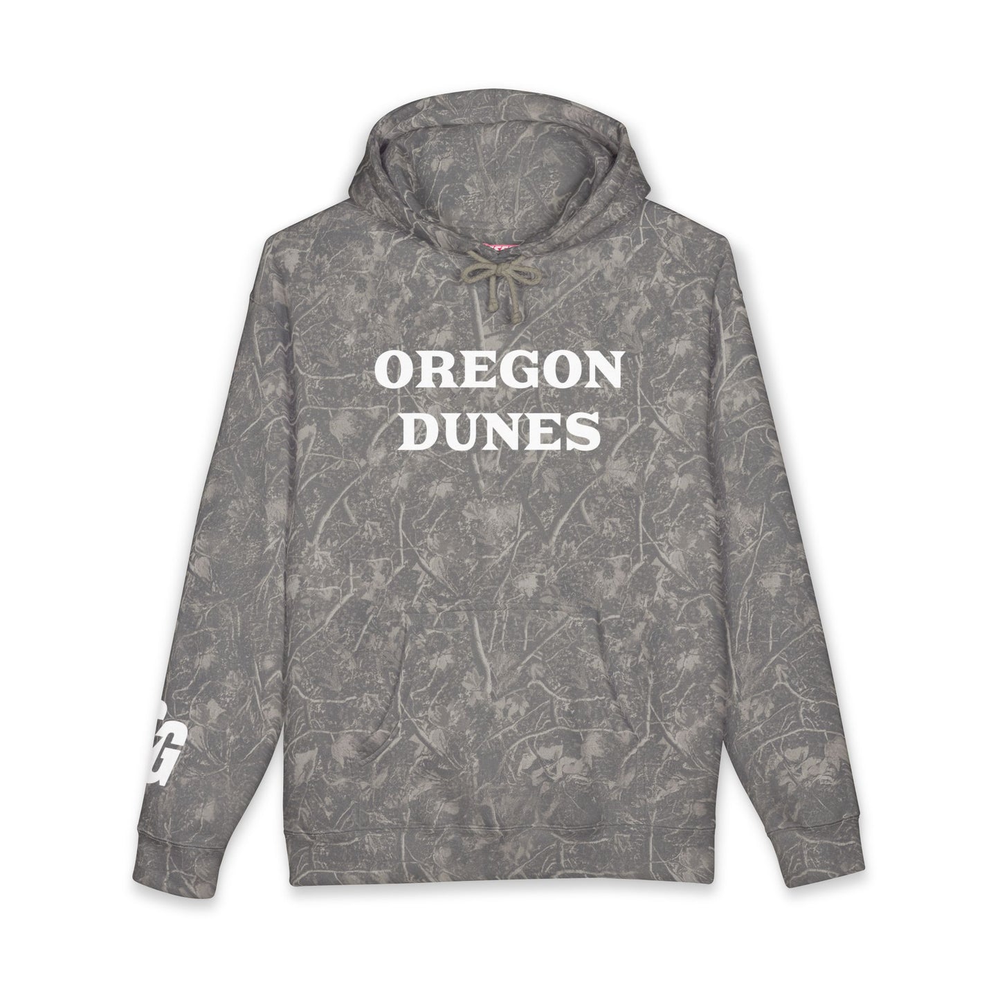 OREGON DUNES Heavyweight Camo Hooded Sweatshirt