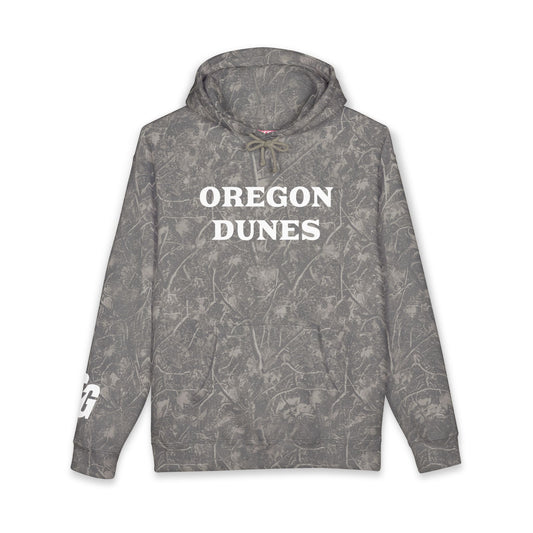 OREGON DUNES Heavyweight Camo Hooded Sweatshirt