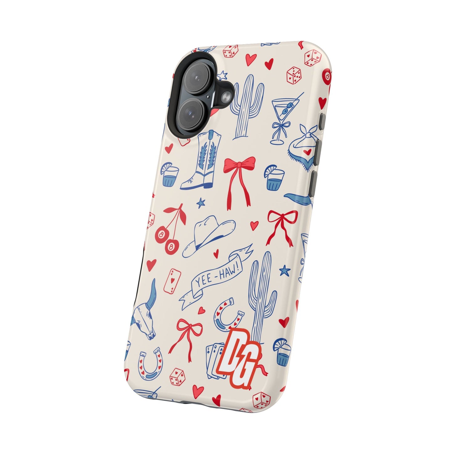 Lucky Cowgirl USA Tough Magnetic Cases
