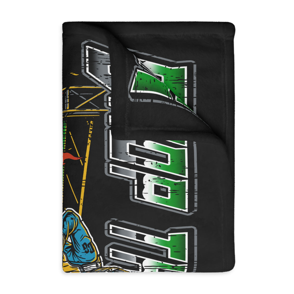 Drop The Gate DG Fuzzy Blanket ( Double Sided )