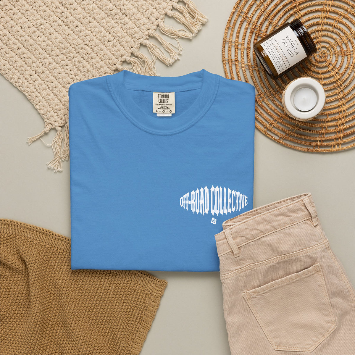 Off-Road Collective Metal Wrap Comfort Colors Tee - WHITE