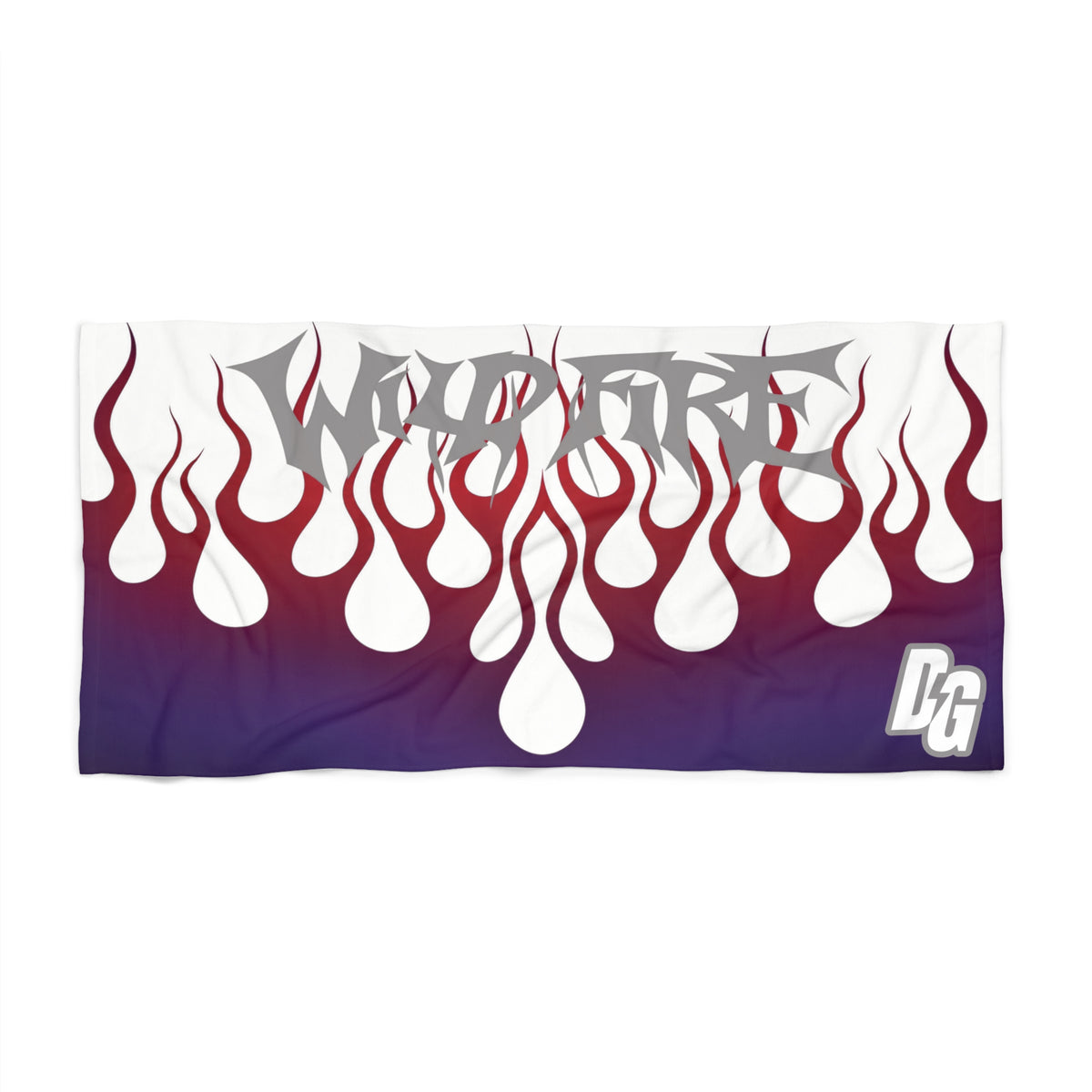 Desert Girl Wild Fire Beach Towel