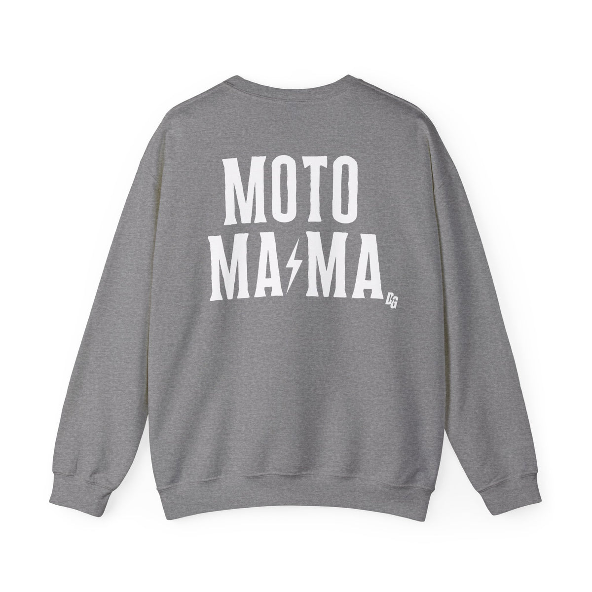 MOTO MAMA - CREWNECK - WHITE