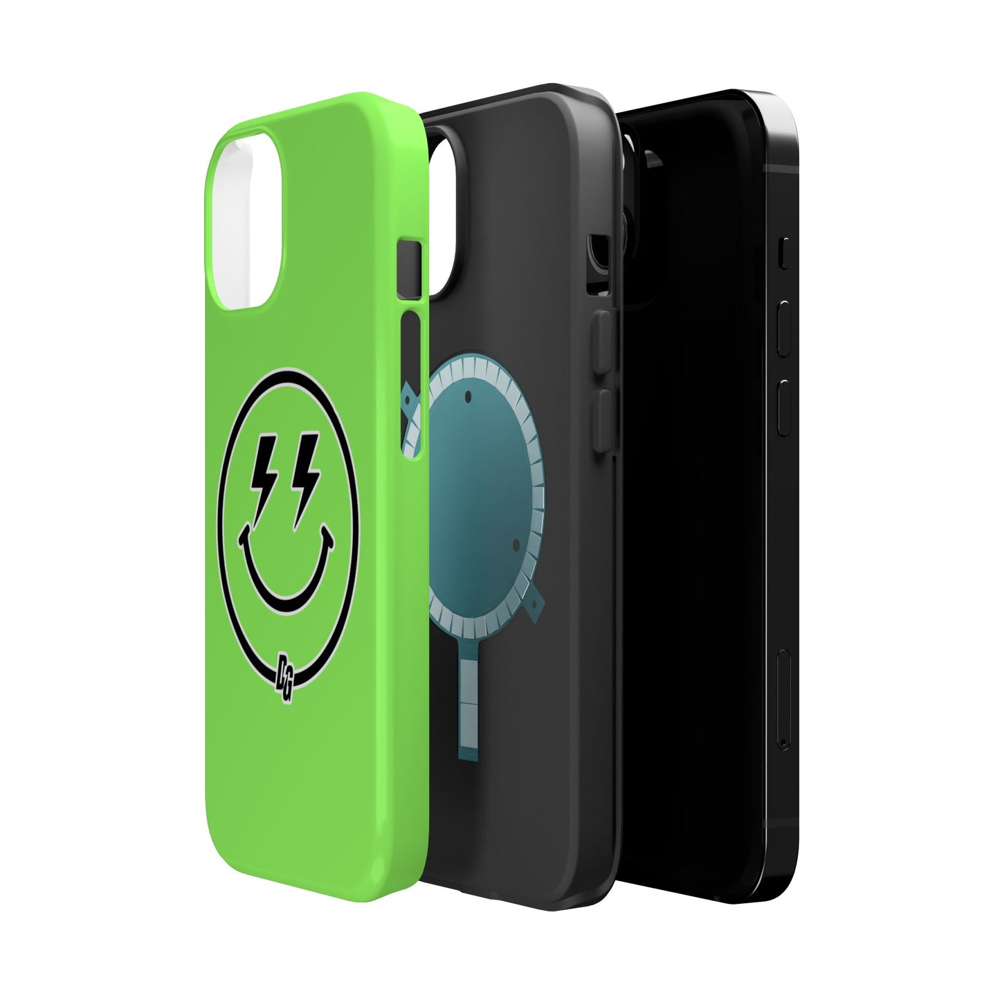 Desert Girl Smiley - LIME GREEN Tough Magnetic Cases
