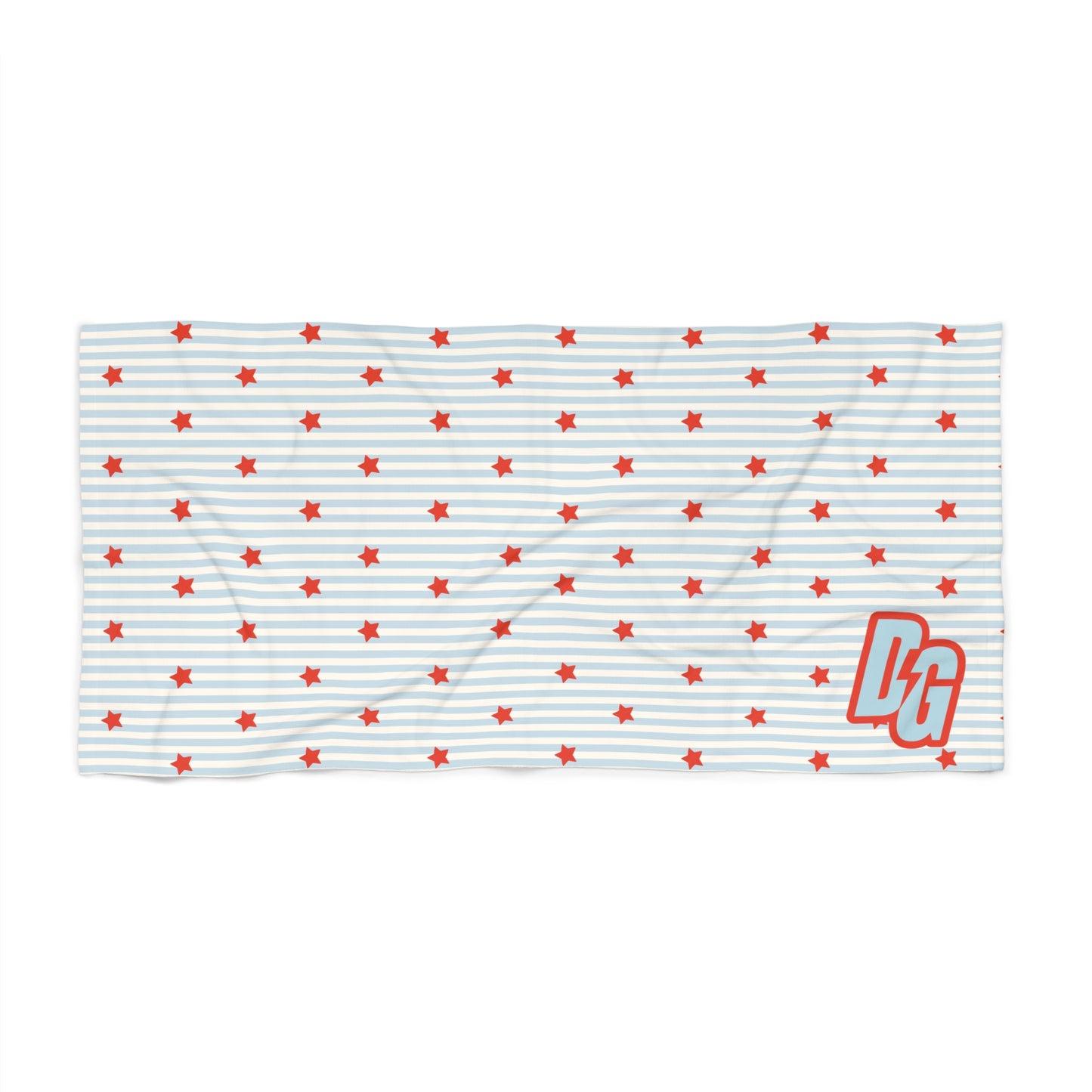 Stars & Stripes Desert Girl Beach Towel