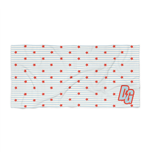 Stars & Stripes Desert Girl Beach Towel