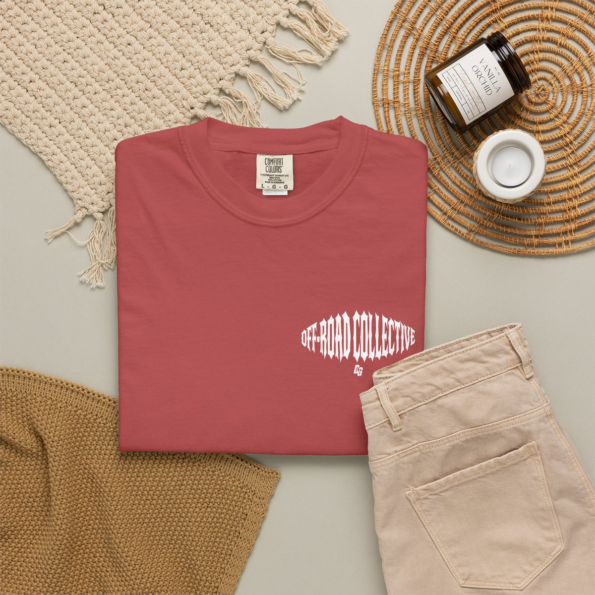 Off-Road Collective Metal Wrap Comfort Colors Tee - WHITE