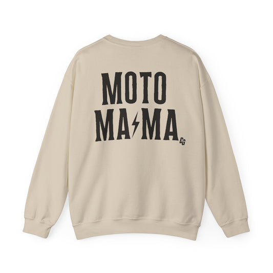 MOTO MAMA - CREWNECK - BLACK