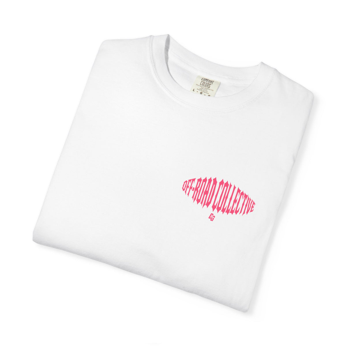 Off-Road Collective Metal Wrap Comfort Colors Tee - PINK